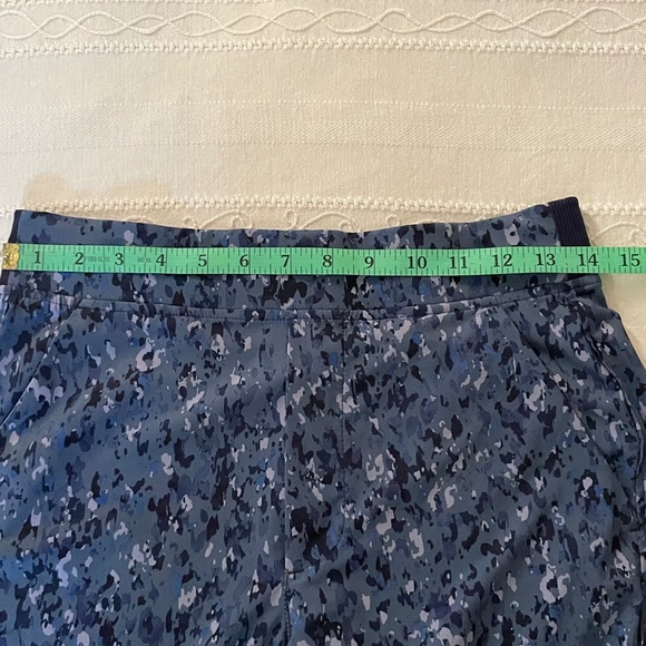 Athleta Brooklyn Ankle Pant Women size 4 Captivate Chrome Blue Travel Active - Picture 10 of 13